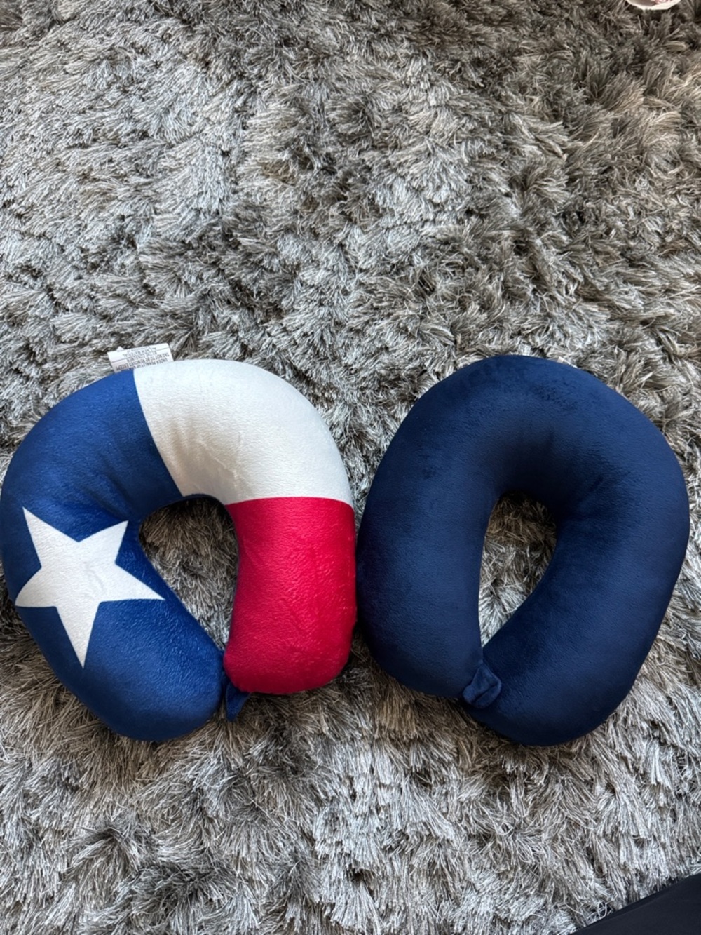 Two Plush Travel Neck Pillow by wolf essentials